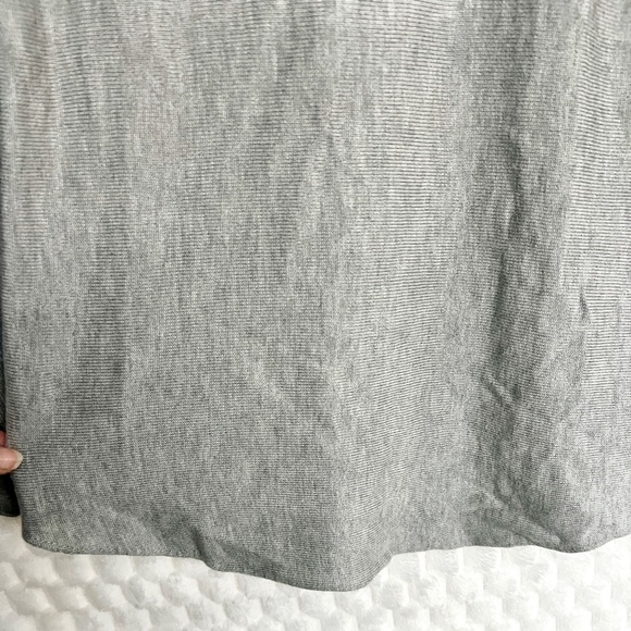 Rachel Zoe Gray Evil Eye Jeweled Embellished Crew Neck Sweater Size Medium NWOT - Picture 5 of 6